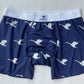 Eco-Rush | Men boxer - Swan/navy (p18a2)